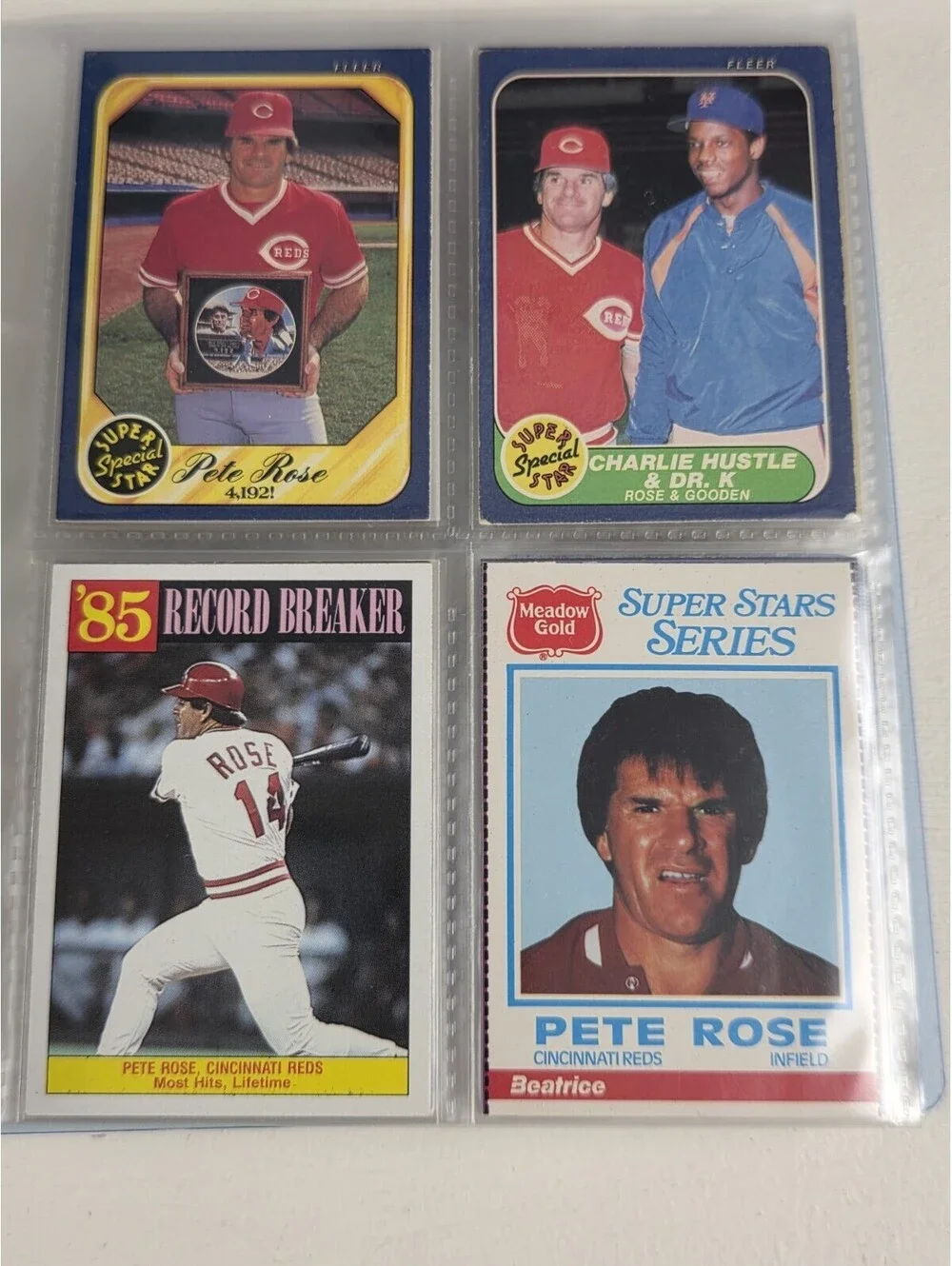 Huge Lot ~ Collection of Pete Rose Baseball Cards With Auto 1971, Book & Box Set